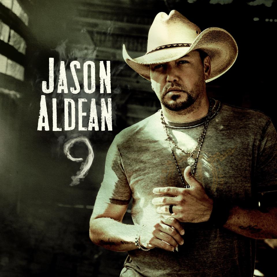 Album artwork for "9," the new album from Jason Aldean.