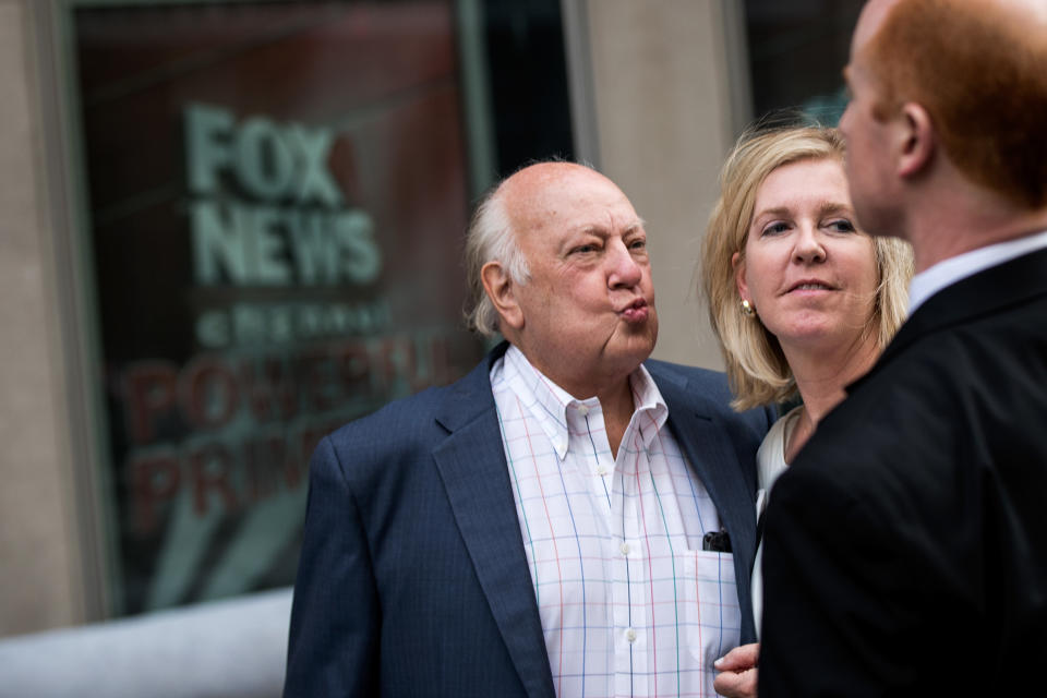 Roger Ailes leaves the New Corp building in New York City, July 19, 2016. (Photo: Drew Angerer via Getty Images)