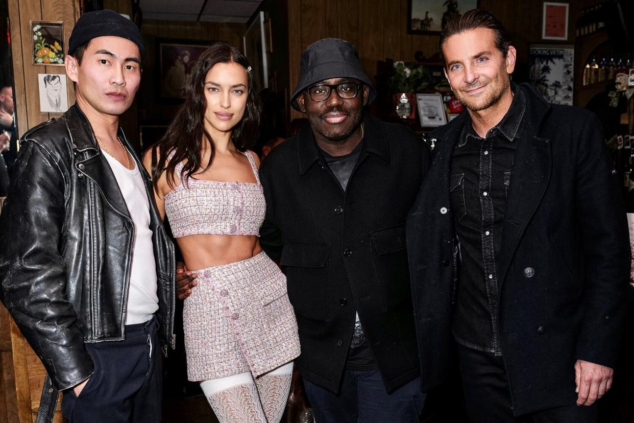 Han Chong, Irina Shayk, Edward Enninful OBE, Bradley Cooper