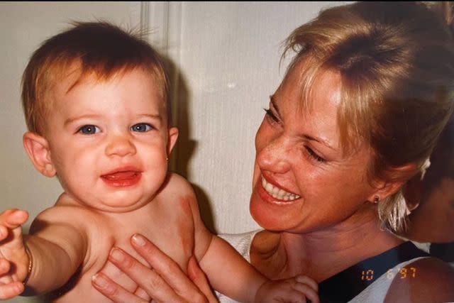 <p>melaniegriffith/Instagram</p> Melanie Griffith (left) and Stella Banderas photographed in 1997