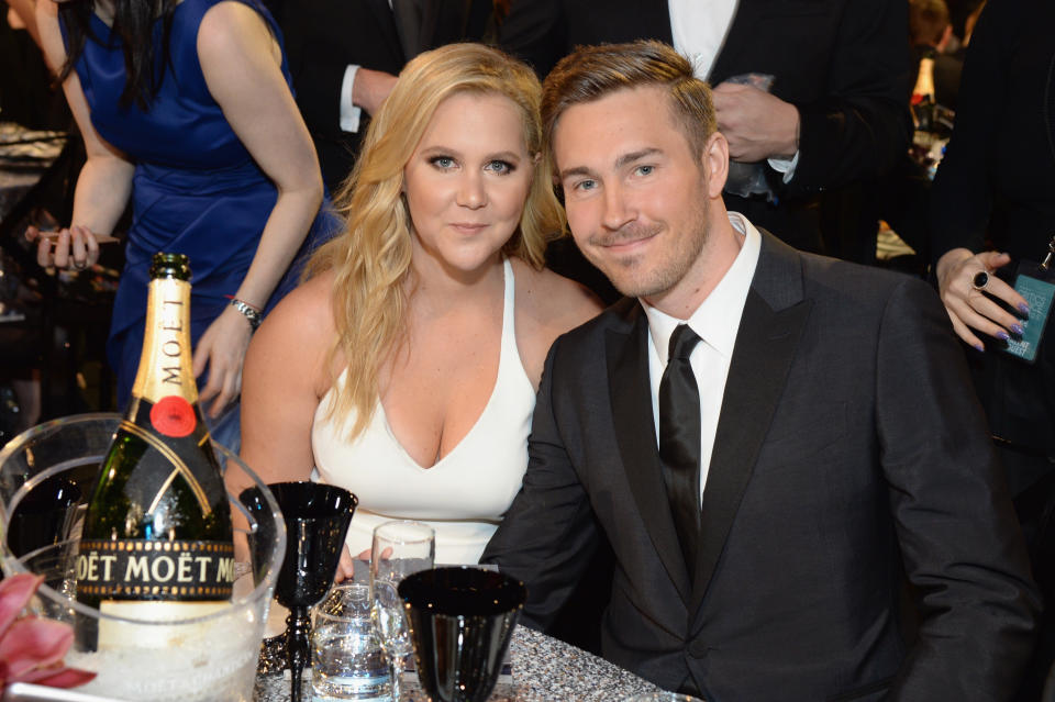 Schumer and Hanisch at the Critics' Choice Awards on Jan. 17, 2016.&nbsp;