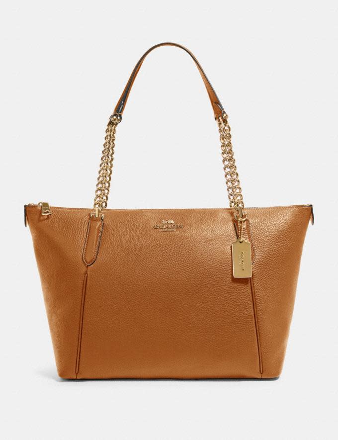 The Ava Chain tote - on sale at Coach Outlet, $119 (originally $398).