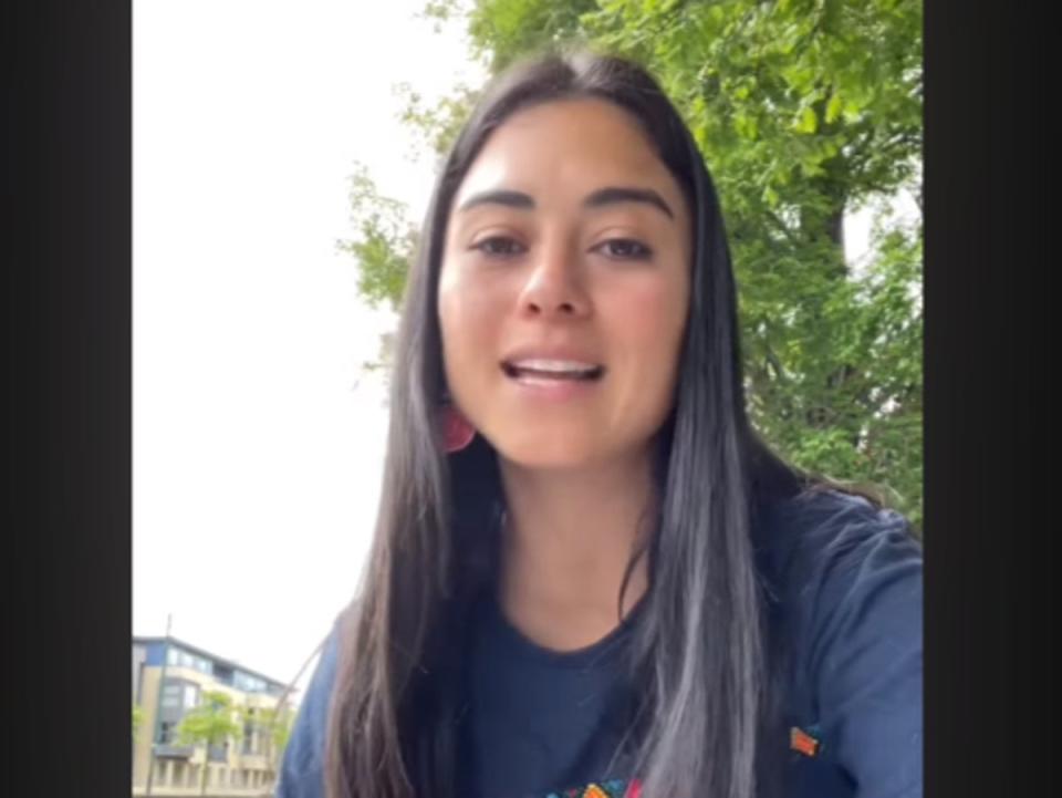 A screengrab from Mariana Kobayashi’s video application to Google (Mariana Kobayashi / YouTube)