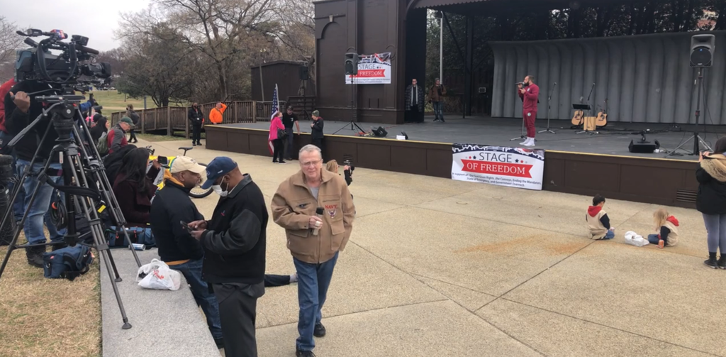 ‘Stage of Freedom’ rally in Washington DC. (News2Share)