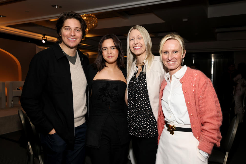 LOS ANGELES, CALIFORNIA - FEBRUARY 13: (L-R) Beau Swayze, Bailee Madison, Angela Redding, and Brooke Zaugg attend the Variety Spirituality and Faith in Entertainment Breakfast presented by FAMI at The London Hotel on February 13, 2024 in Los Angeles, California. (Photo by Rodin Eckenroth/Variety via Getty Images)