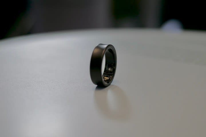 The side of the Samsung Galaxy Ring.