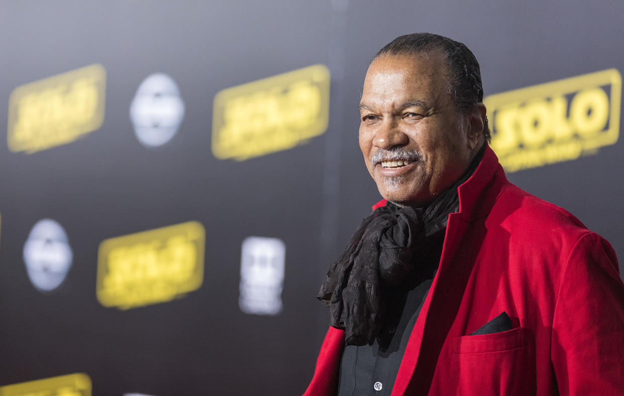 Billy Dee Williams arrives at ‘Solo: A Star Wars Story’ film premiere on Thursday, May 10, 2018, in Los Angeles. (Photo by Colin Young-Wolff/Invision for Nissan North America/AP Images)