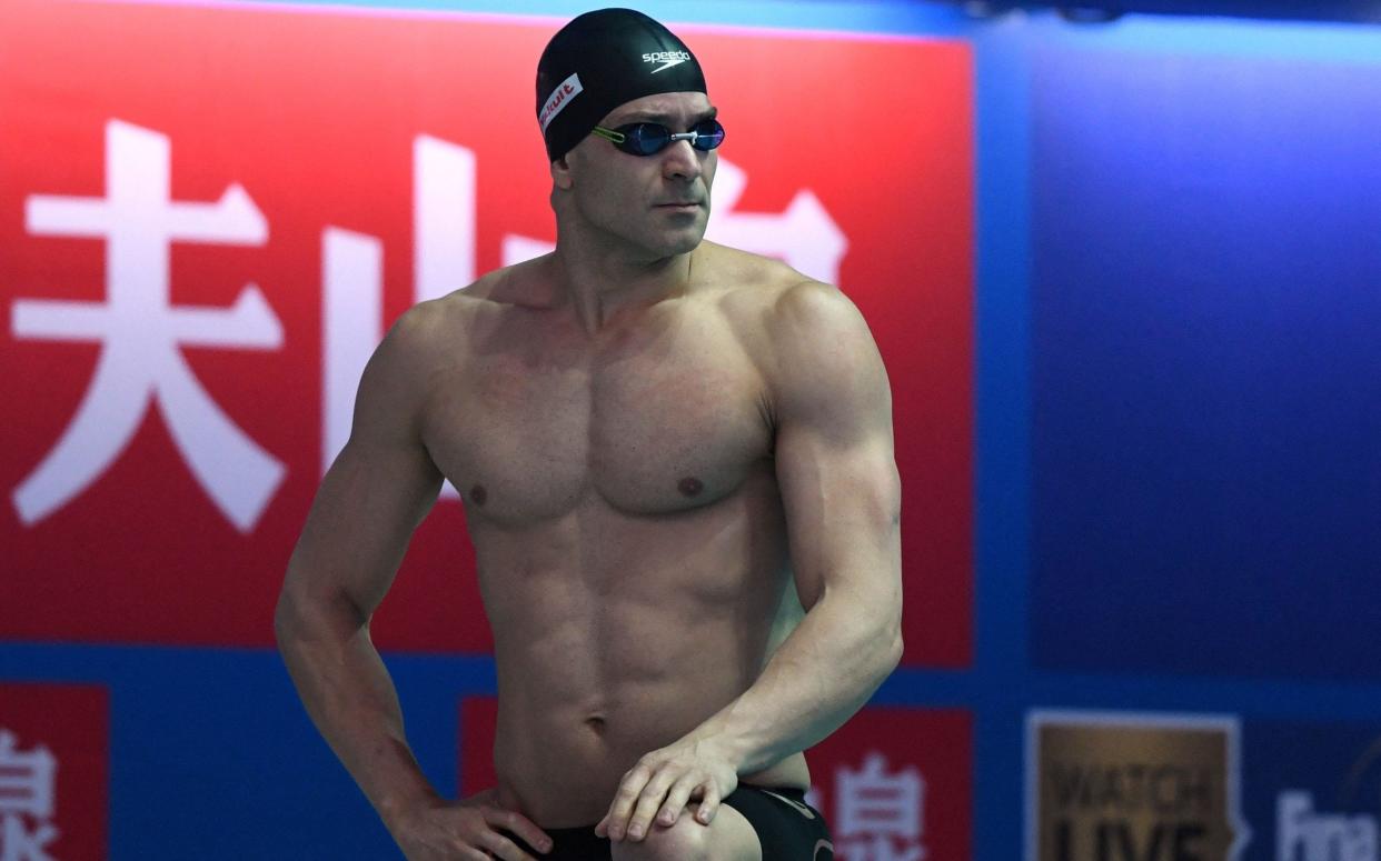 US swimmer Michael Andrew is said to have been using BFR therapy in training - Getty