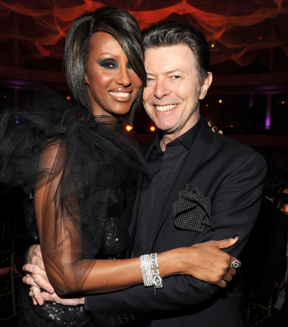 Iman and David Bowie (Kevin Mazur / WireImage)