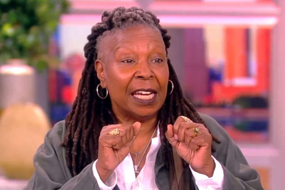 <p>ABC</p> Whoopi Goldberg discusses group chats on 