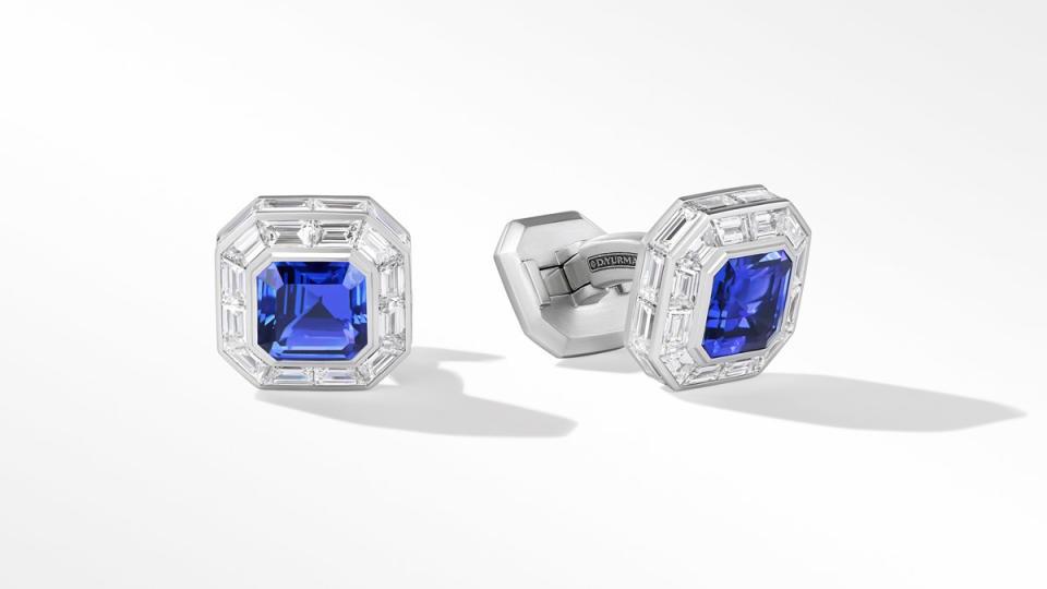 David Yurman The Vault Tanzanite Cufflinks