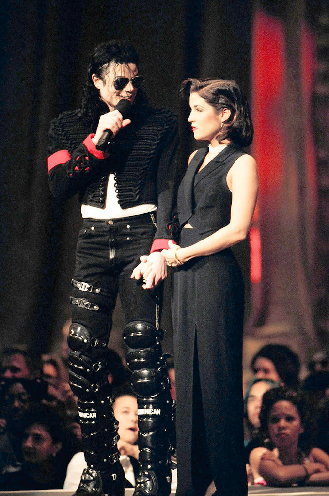 Michael Jackson and Lisa Marie Presley