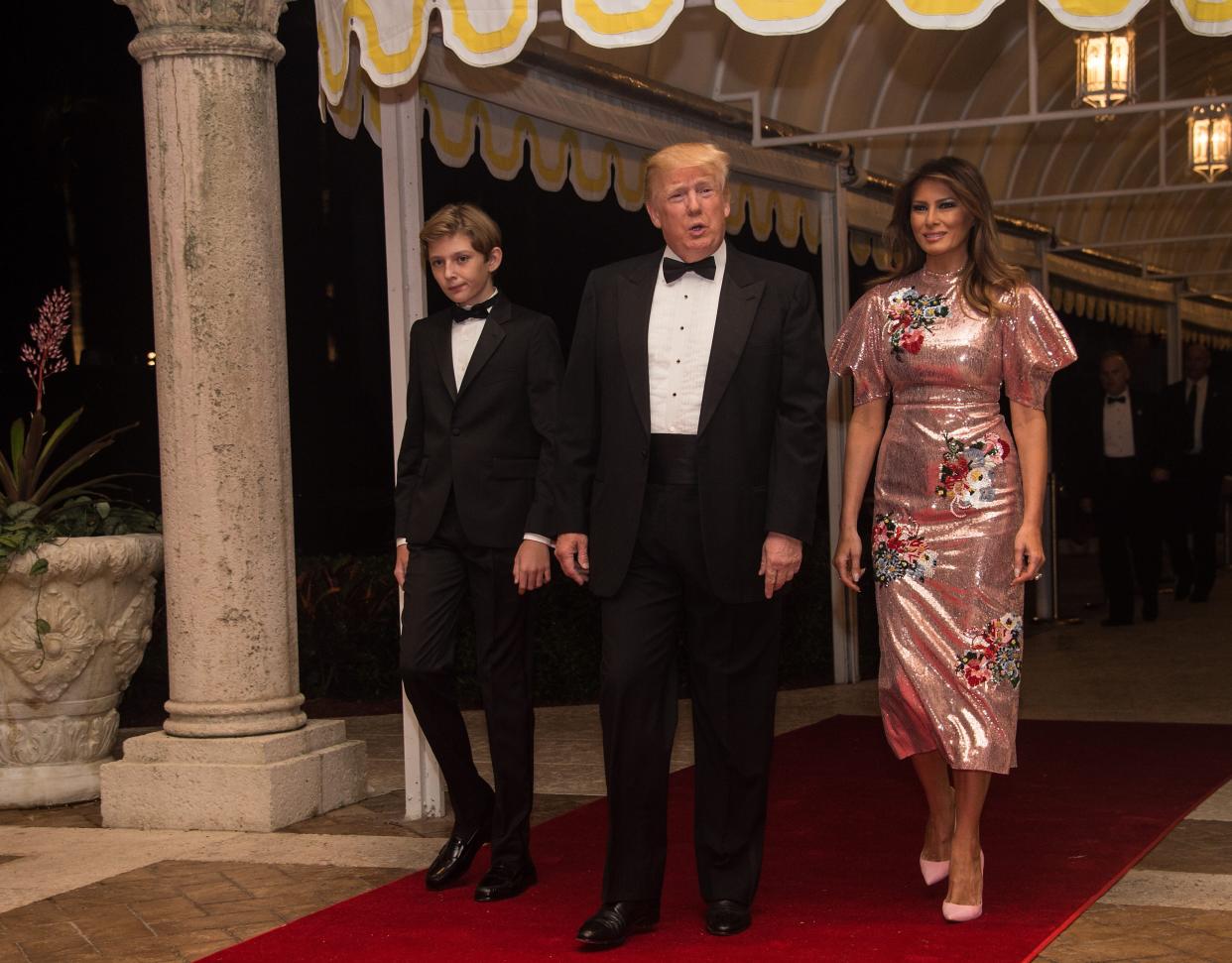 <p>File Image: Donald Trump and first lady Melania Trump at Mar-a-Lago resort in Palm Beach, Florida, on December 31, 2017 for New Year bash. Trump’s New Year’s Eve parties have been a tradition for him predating his presidential term. </p> (Getty Images)