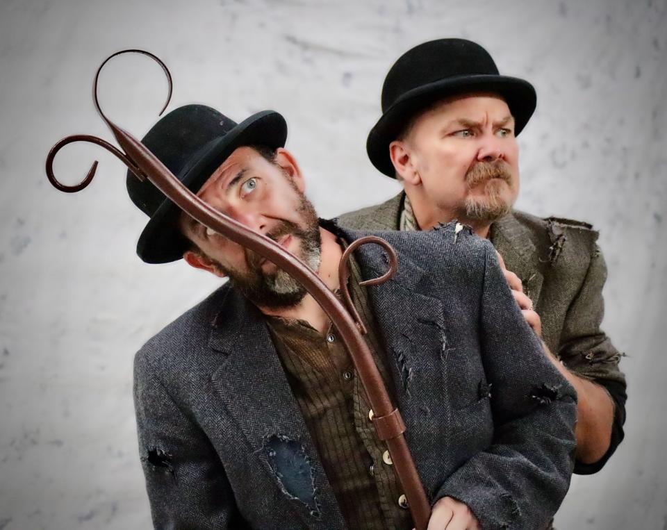 Randy Davis (left) and Jon Wallin in Big Dawg Productions' "Waiting for Godot."