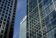 FILE PHOTO: The HSBC bank is seen in the financial district of Canary Wharf in London, Britain, July 13, 2017. REUTERS/Kevin Coombs/File Photo