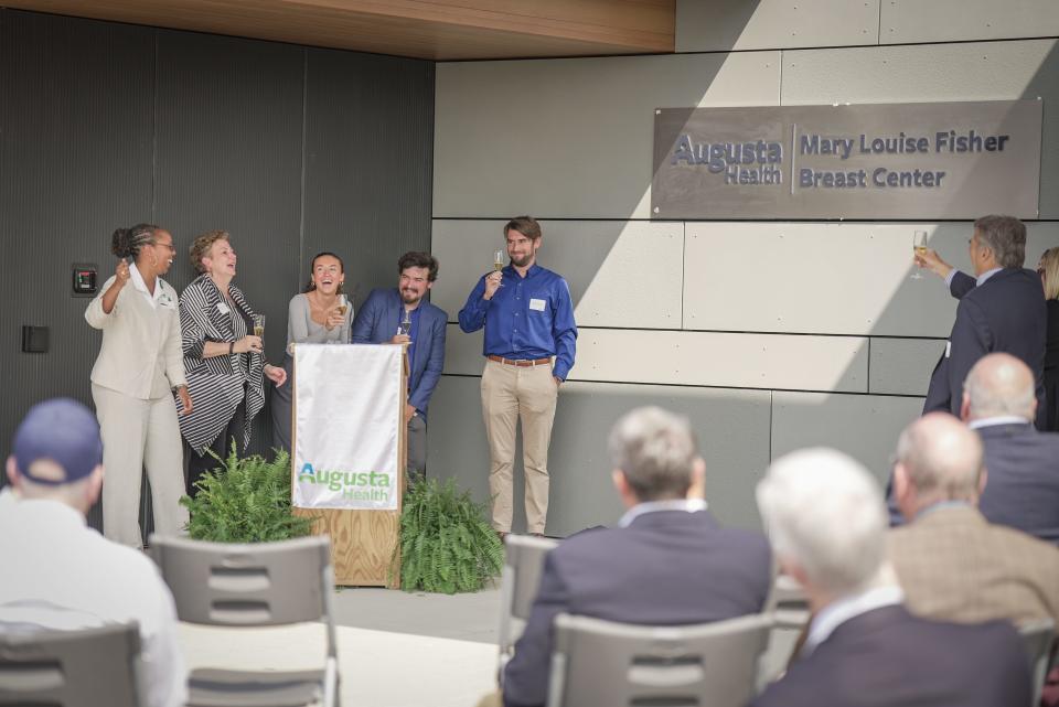 The newly named Mary Louise Fisher Breast Center at Augusta Health serves as a one stop point of care for residents, with offices for breast surgeons, radiologists, and clinical support teams.