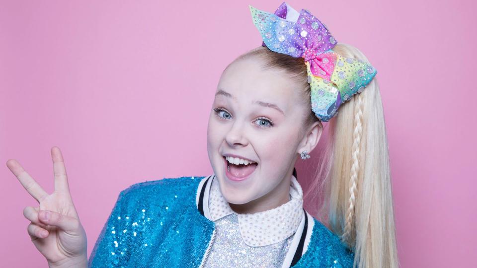 Mandatory Credit: Photo by Amy Sussman/Invision/AP/Shutterstock (10031543p)JoJo Siwa poses for a portrait in New YorkJoJo Siwa Portrait Session, New York, USA - 10 Dec 2018.