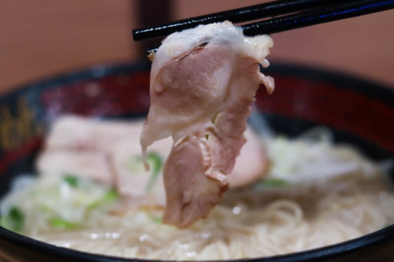 A slice of char siew from Takagi Ramen