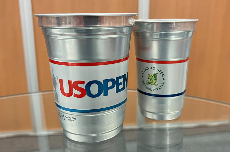 Recyclable U.S. Open cups