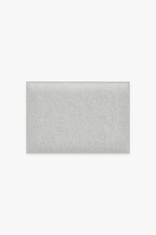 Solid Light Grey Bath Mat