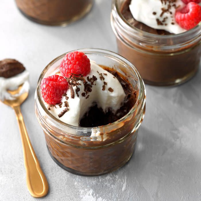 Slow-Cooker Chocolate Pots de Creme