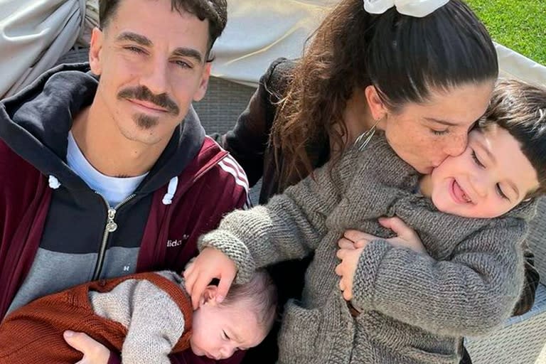 Sebastián Graviotto, Juana Repetto y sus hijos Toribio y Belisario