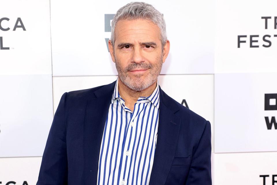 <p>Dimitrios Kambouris/Getty Images</p> Andy Cohen attends a Tribeca Talks event in New York on June 12, 2024