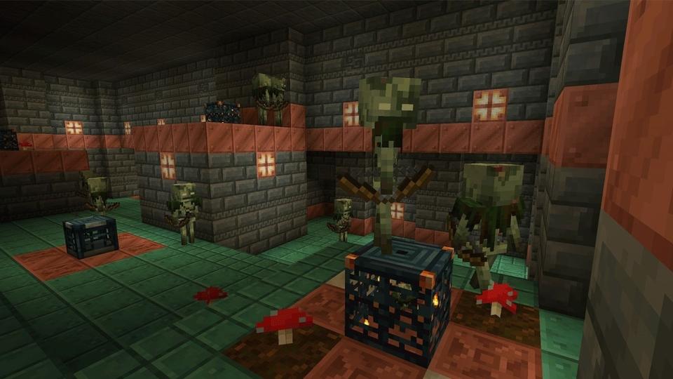 Image of the new Bogged mob in Minecraft.