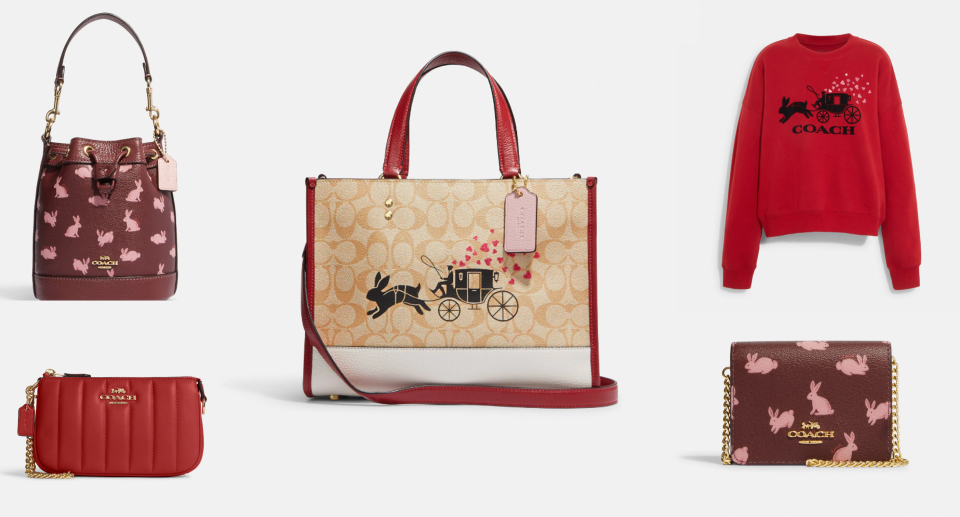 Coach Outlet&#39;s Lunar New Year collection embraces the elegance, peace and luck of the year of the rabbit (Photos via Coach Outlet)
