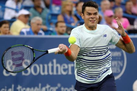 Raonic reached the semi-finals of last week's tuneup event in Cincinnati. (Aaron Doster-USA TODAY Sports)