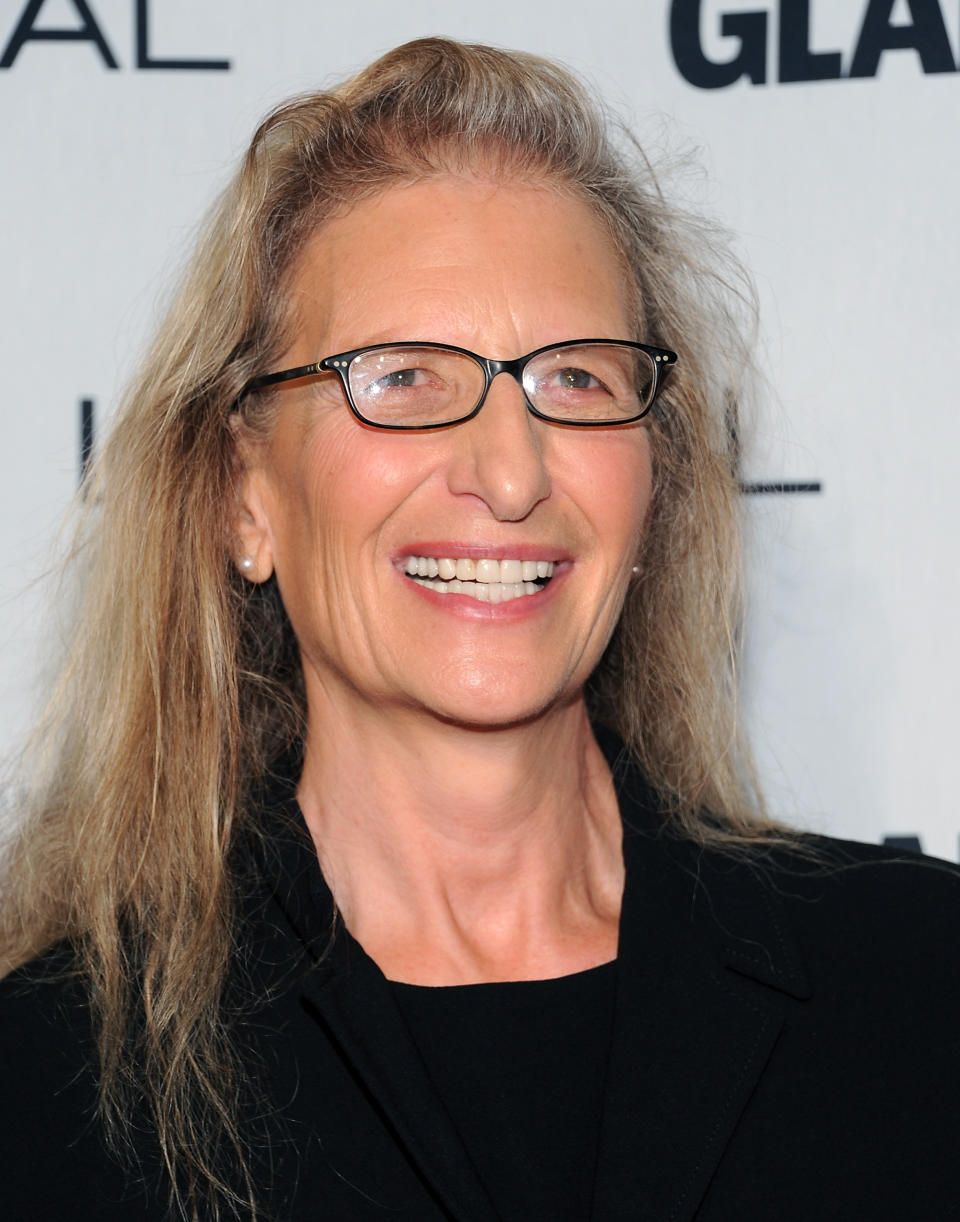 "The Visionary" award winner, photographer Annie Liebovitz, attends Glamour Magazine's 22nd annual "Women of the Year Awards" at Carnegie Hall on Monday Nov. 12, 2012 in New York. (Photo by Evan Agostini/Invision/AP)