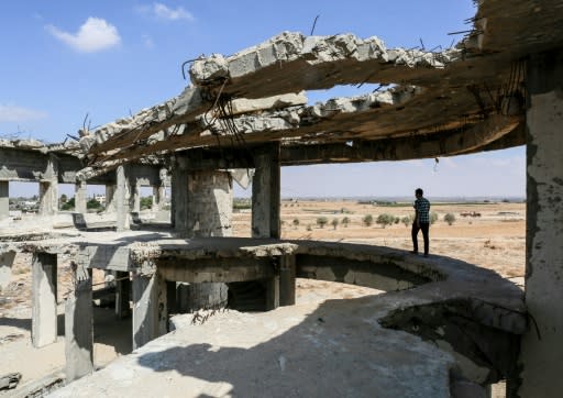 Much of the airport site is covered in piles of rubbish and rubble ?- the remnants of years of war and neglect