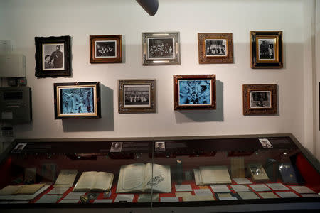 Exhibits are seen at the War Poets Collection at Craiglockhart, Edinburgh, Scotland, Britain, August 11, 2017. Picture taken August 11, 2017. REUTERS/Russell Cheyne