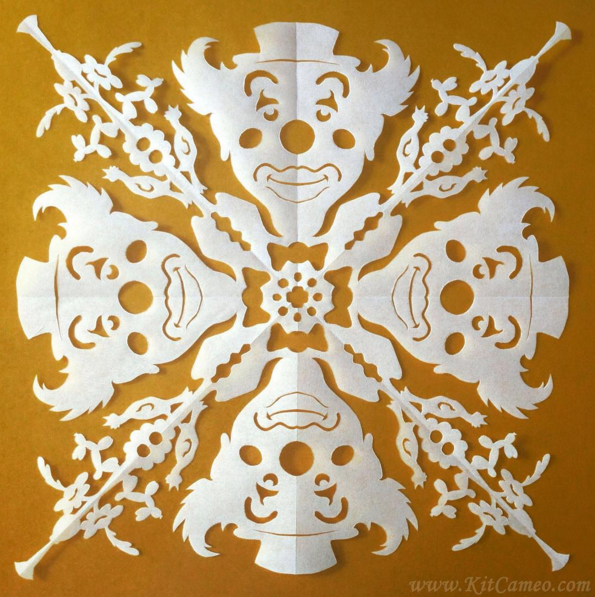 Coulrophobia snowflake.