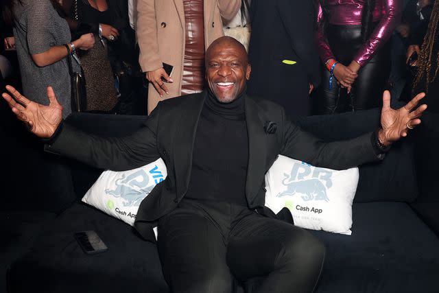 <p>Chelsea Lauren/Shutterstock</p> Terry Crews The Visa Cash App RB Formula One Team Livery Reveal, Las Vegas, Nevada, on Feb. 8, 2024