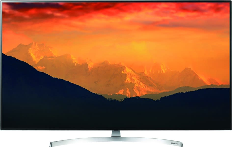LG SUPER UHD TV一奈米 4K 電視系列於5月陸續上市，65SK8500 建議售價NT$109,000元、55SK8500 建議售價NT$89,900元