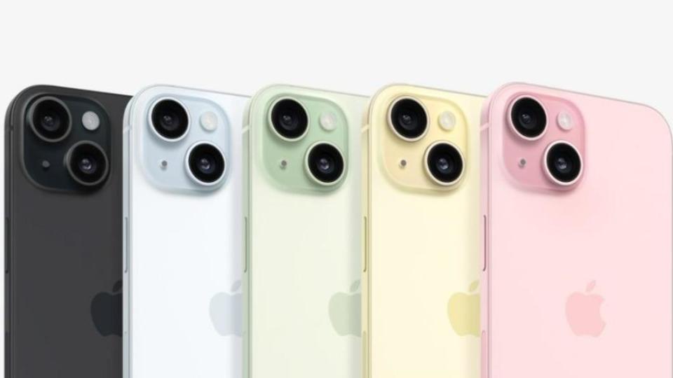 iPhone 15色彩較為鮮豔。（圖／翻攝自蘋果官網）