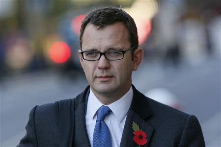 Former News of the World editor Andy Coulson arrives at the Old Bailey courthouse in London October 29, 2013. REUTERS/Stefan Wermuth