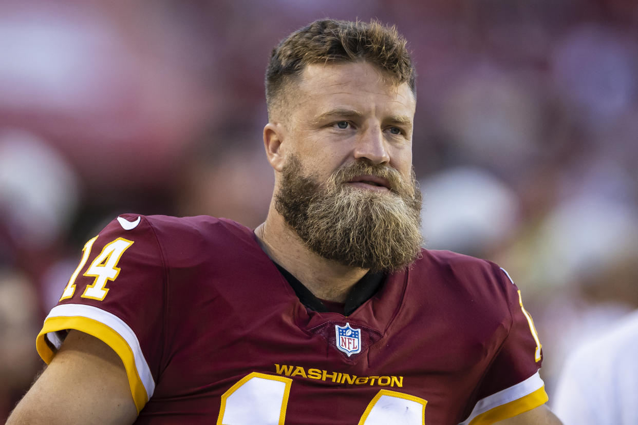 Former NFL quarterback Ryan Fitzpatrick is headed to Amazon Prime Video. (Photo by Scott Taetsch/Getty Images)