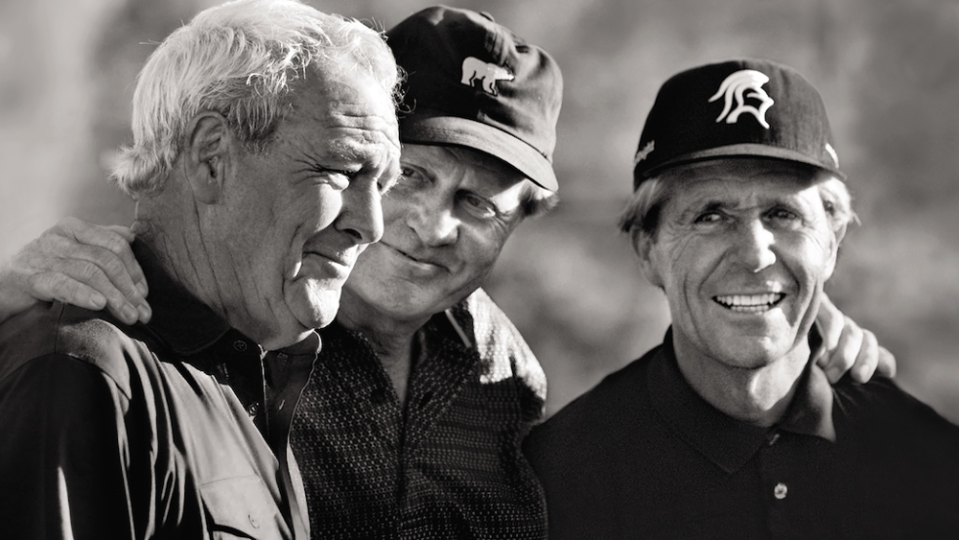 The Big Three: Rolex Testimonees Arnold Palmer, Jack Nicklaus and Gary Player - Credit: Rolex/Kevin Lamarque Reuters