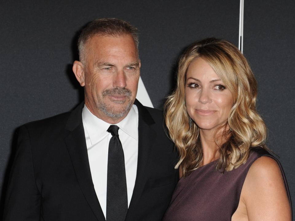 Kevin Costner, Christine Baumgartner at arrivals for The 2014 Governors Awards Hosted by AMPAS, Ray Dolby Ballroom at Hollywood and Highland Center, Los Angeles, CA November 8, 2014. 