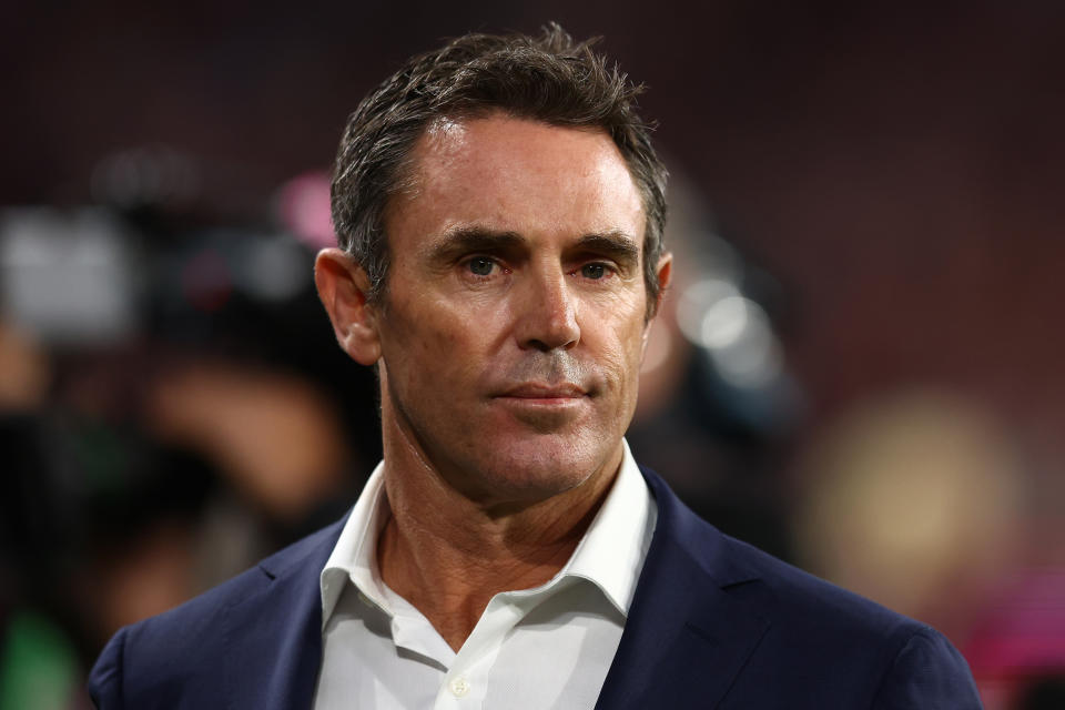 Blues coach Brad Fittler looks on during State of Origin Game II.