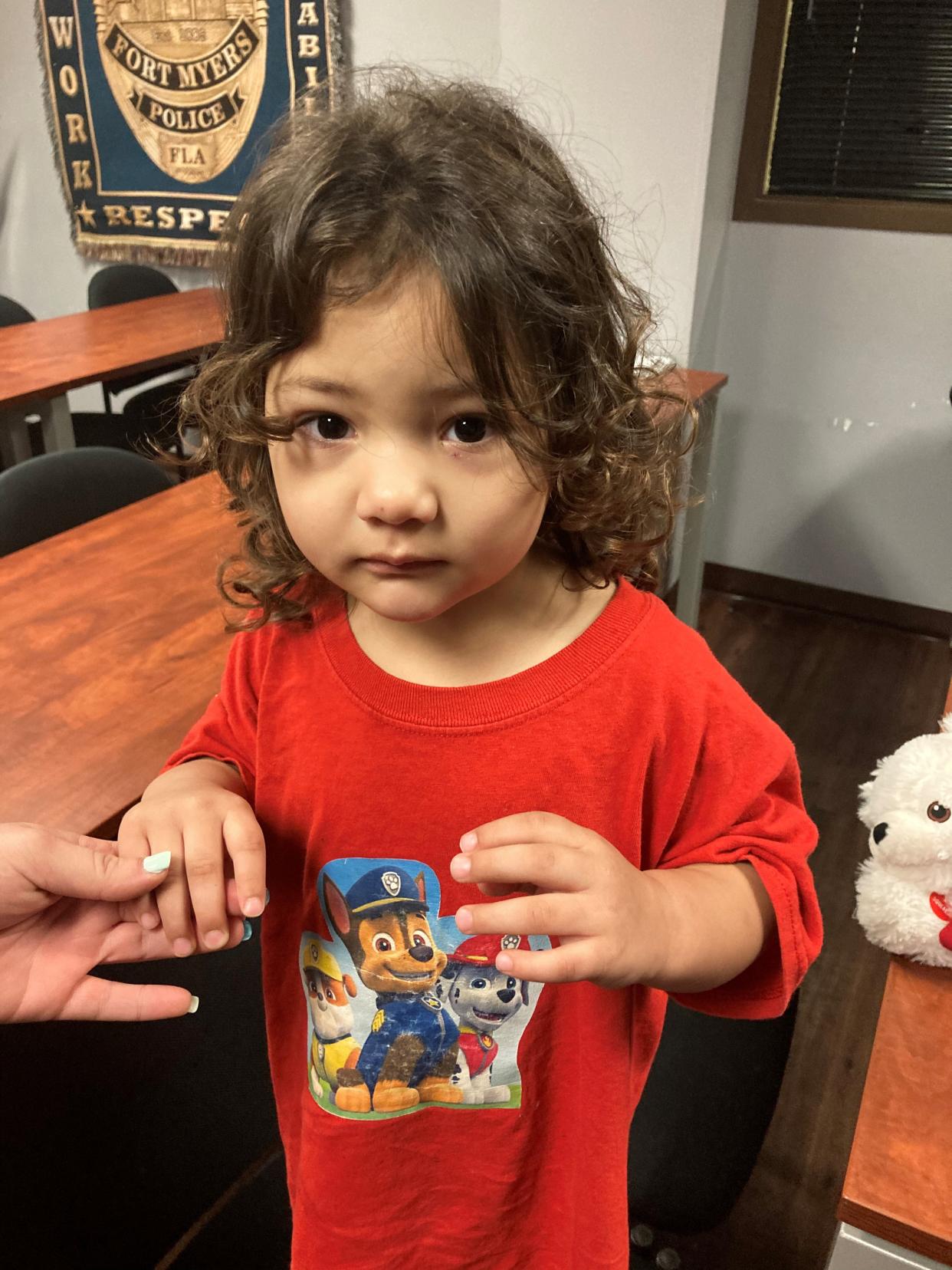 Fort Myers police are looking for the parent or guardian of a female child found wandering around 5 a.m. Sunday near Omni Lane and State Road 82.