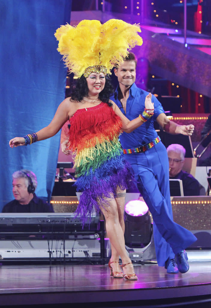 Margaret Cho and Louis Van Amstel perform on "Dancing with the Stars."