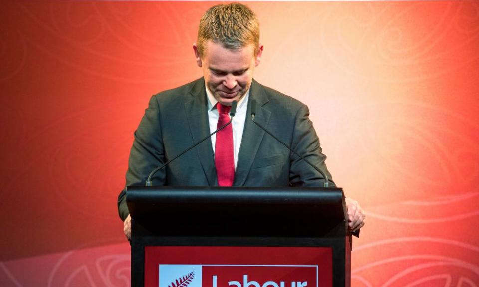 New Zealand Labour leader Chris Hipkins.