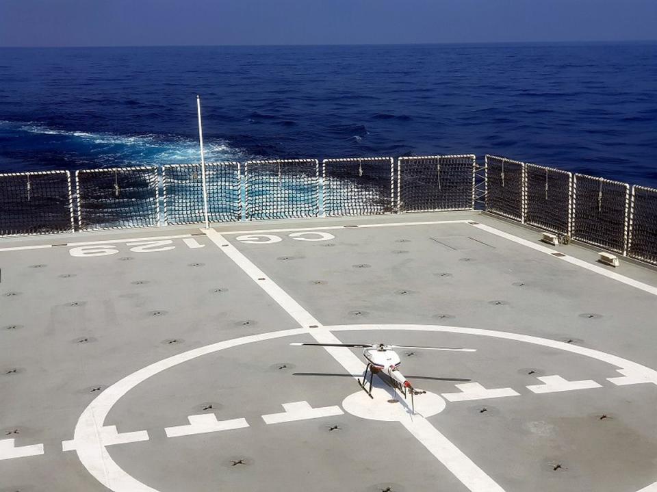 海巡署表示，目前以建立無人機隊為政策方向。（圖：海巡署提供）