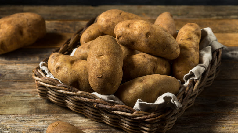 Russet potatoes