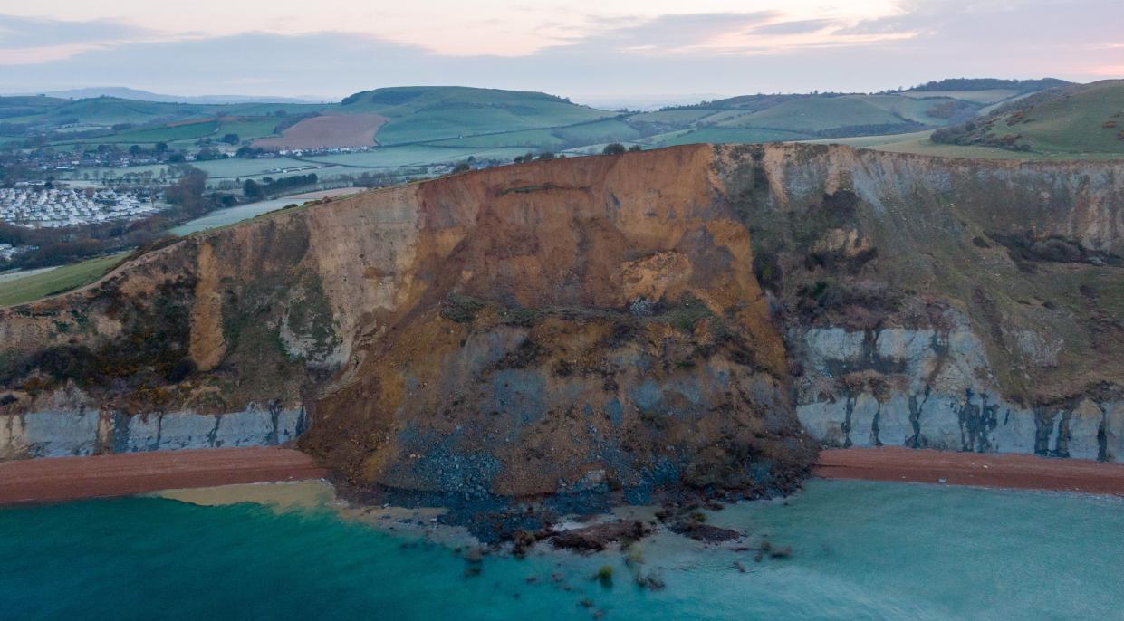 The cliff fall is thought to be the biggest in 60 years (Getty Images)