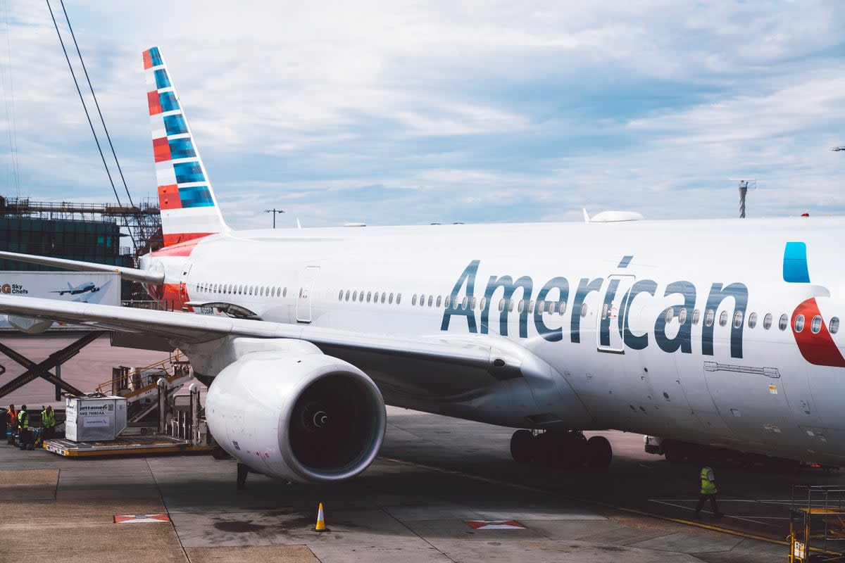 An American Airlines passenger was arrested after urinating on a flight from New York to New Delhi  (Getty Images)