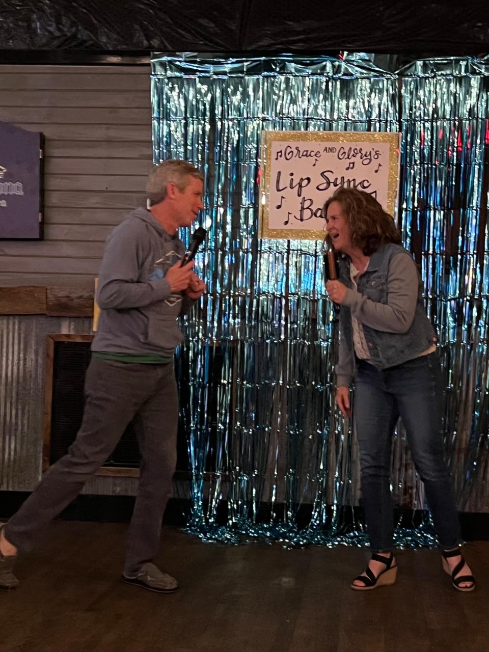 Mt. Juliet's Charlie and Shannon Simon lip syncing to 'Summer Lovin' at last year's first Lip Sync Battle for Grace & Glory Academy.